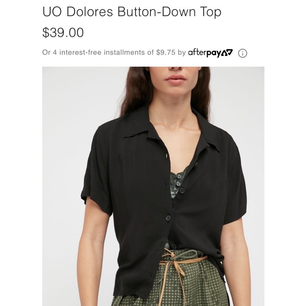 UO Dolores Button-Down Top